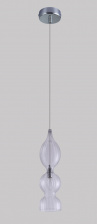 Светильник подвесной Crystal Lux IRIS SP1 B TRANSPARENT