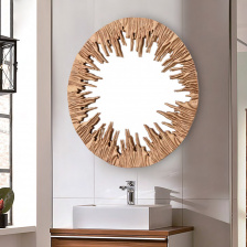 Зеркала Cloyd GEODA Mirror / Ø60 см - латунь (арт.50056)