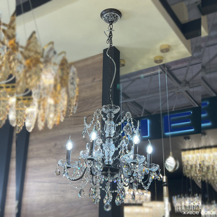 Люстра Crystal Lux ODELIS SP6 BROWN фото 7