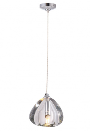 Светильник подвесной Crystal Lux VERANO SP1 TRANSPARENT фото 2