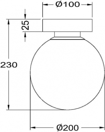Настенно-потолочный светильник Basic form MOD321WL-01W1 фото 2