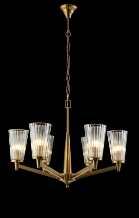 Люстра Crystal Lux LAURA SP-PL6 BRONZE фото 3