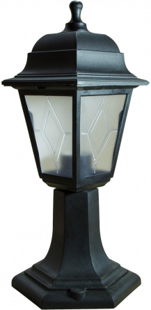 Наземный фонарь  UUL-A01F 60W/E27 IP44 BLACK фото 1