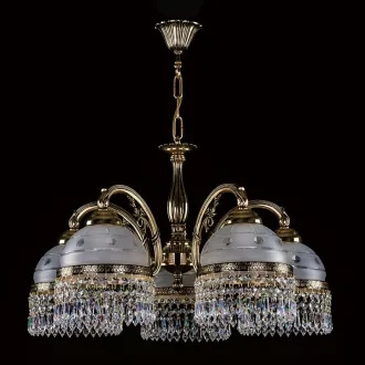 Латунная люстра CASSANDRA V. brass antique фото 1